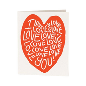 I Love Love Love You | Greeting Card