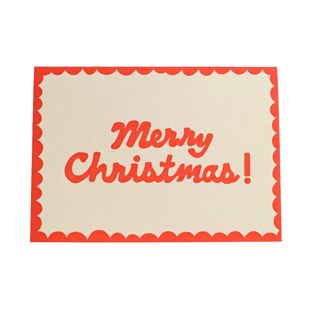 Merry Christmas! | Letterpress Greeting Card