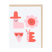 LOVE Characters | Letterpress Greeting Card
