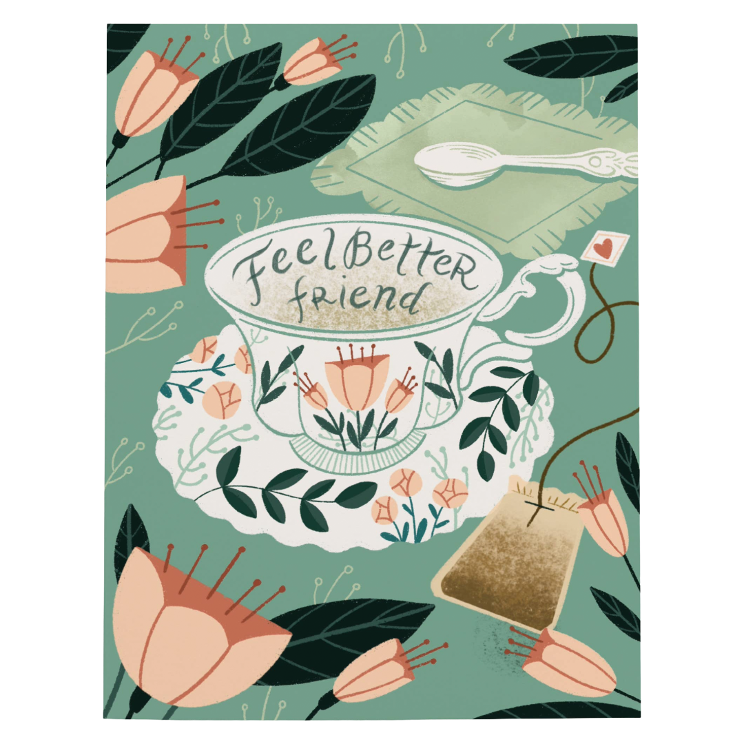Feel Better Friend Greeting Card