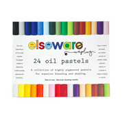 24 Oil Pastels by Elseware