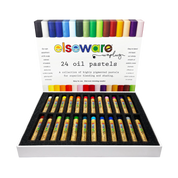 24 Oil Pastels by Elseware