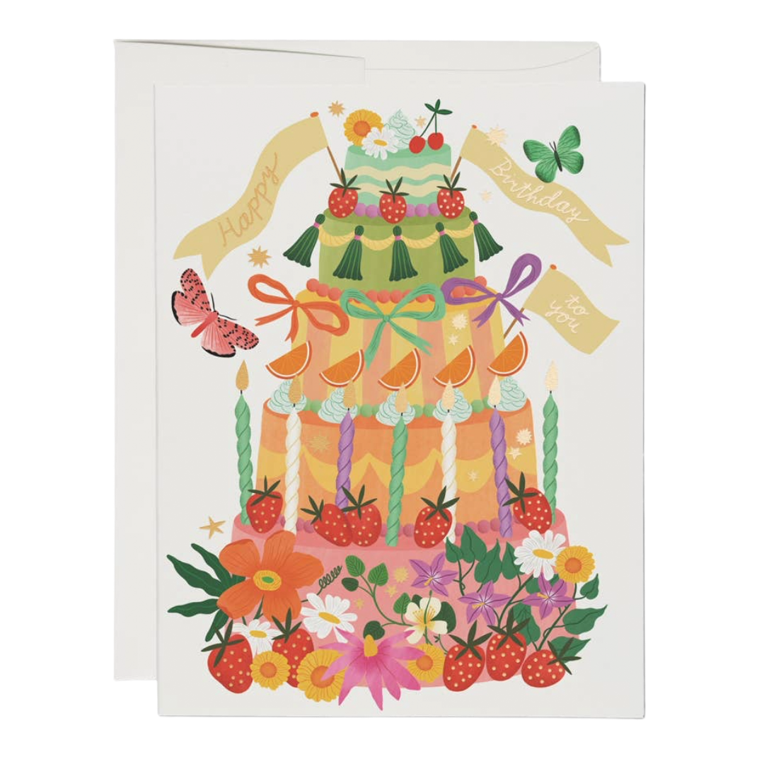 Whimsical Cake Birthday | Birthday Card
