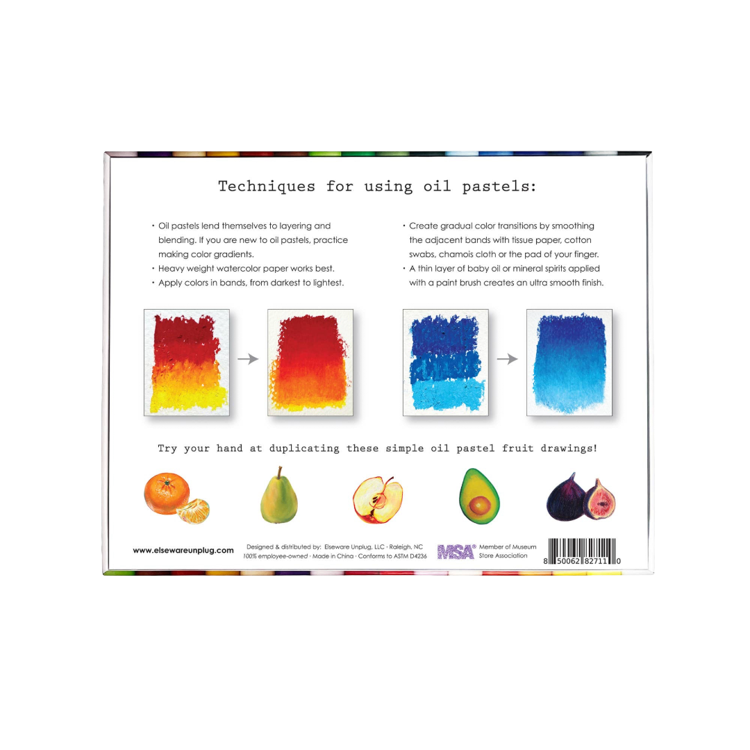 24 Oil Pastels by Elseware