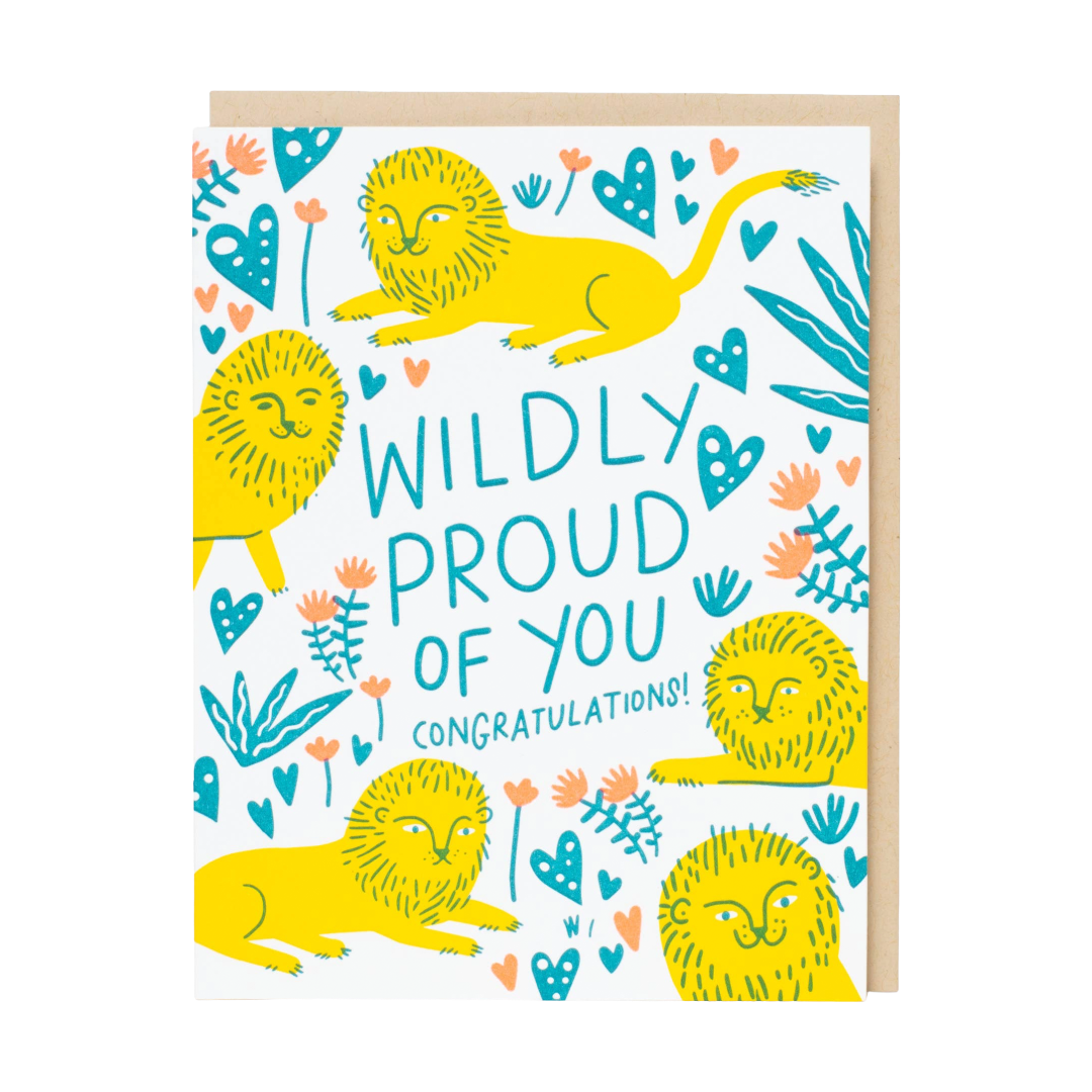 Wildly Proud of You | Congratulations Card