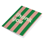 Green Stripe | Thank You Card