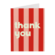 Red Stripe | Thank You Card
