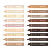We are Colorful Skin Tone Crayon Set