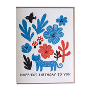 Happiest Birthday Cat | Birthday Card