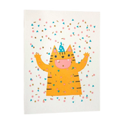 Confetti Cat Party | Greeting Card