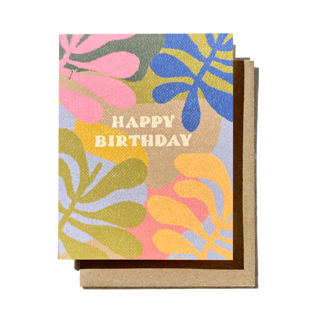 Happy Birthday Pastel Floral | Birthday Card