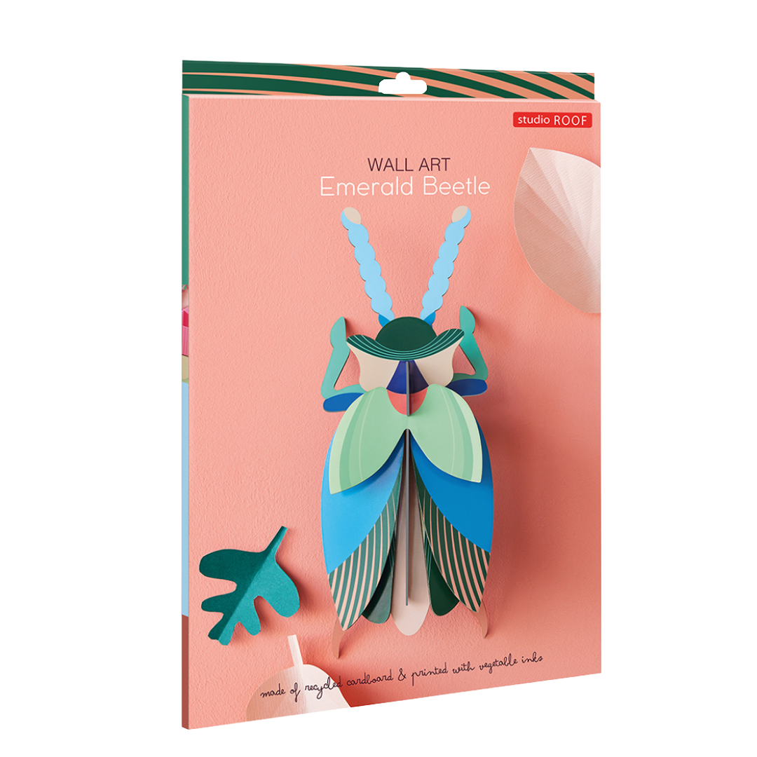 Emerald Beetle - 3D DIY Wall Art Kit
