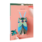 Emerald Beetle - 3D DIY Wall Art Kit