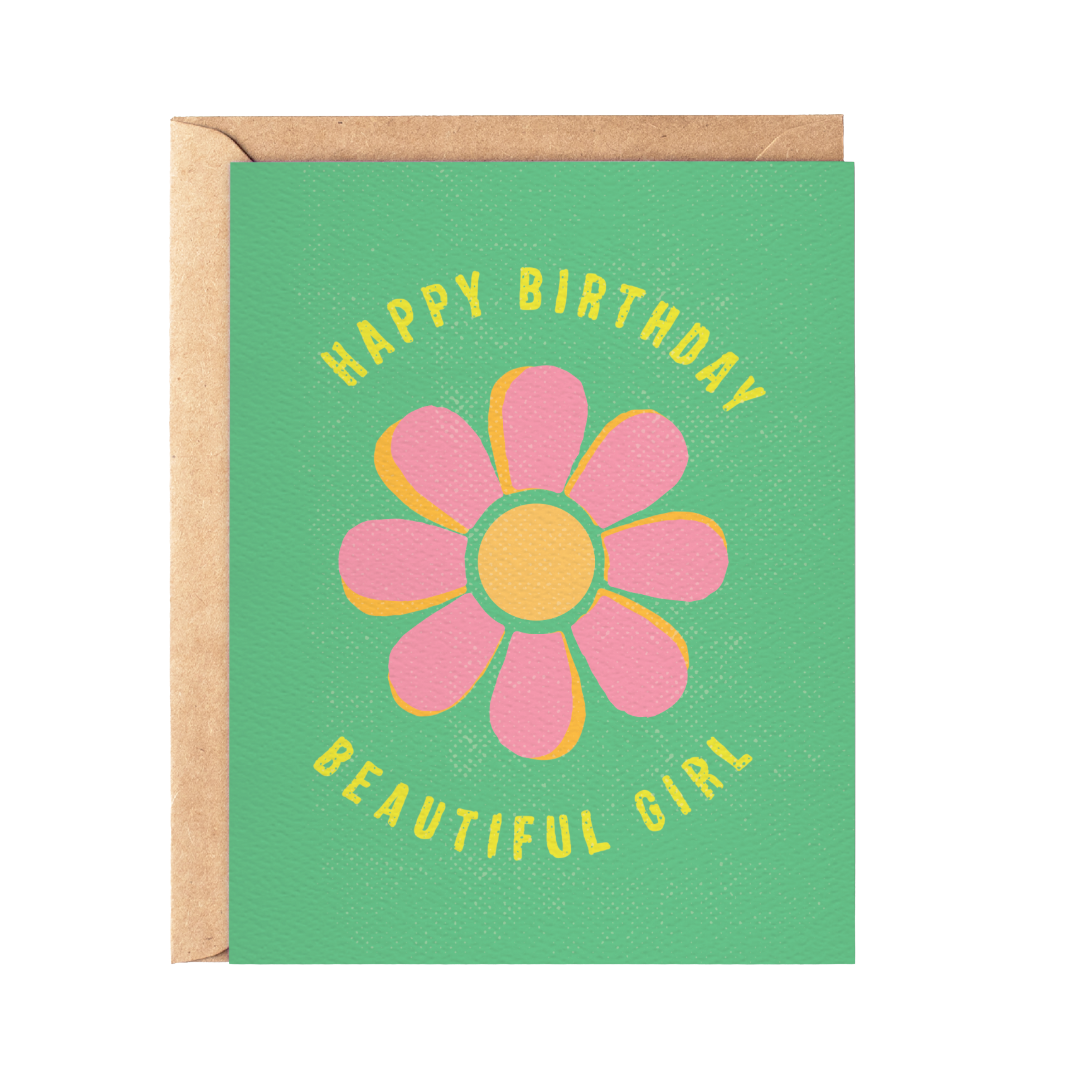 Happy Birthday Beautiful Girl | Birthday Card