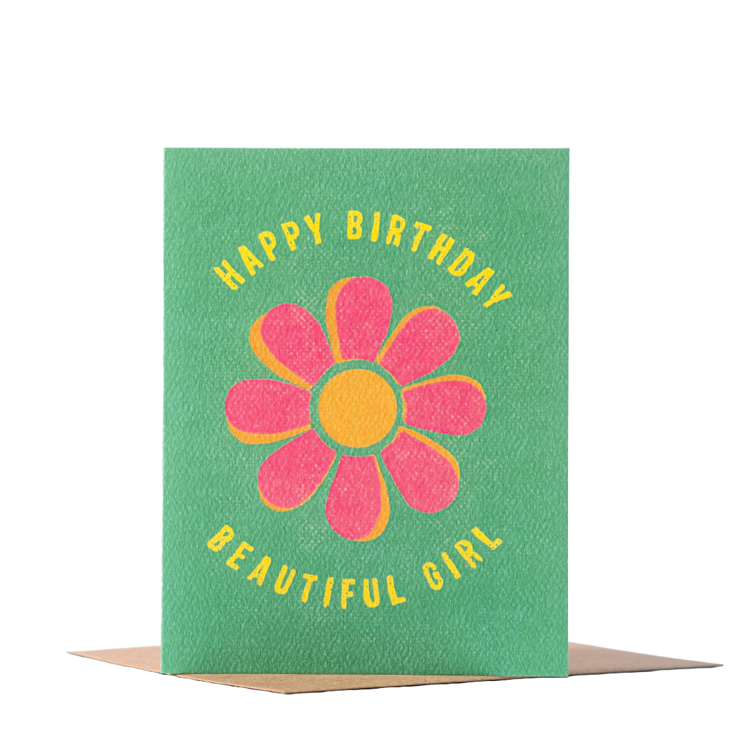 Happy Birthday Beautiful Girl | Birthday Card
