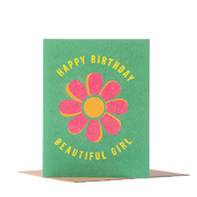Happy Birthday Beautiful Girl | Birthday Card