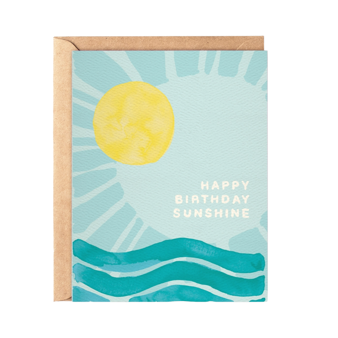 Happy Birthday Sunshine | Birthday Card