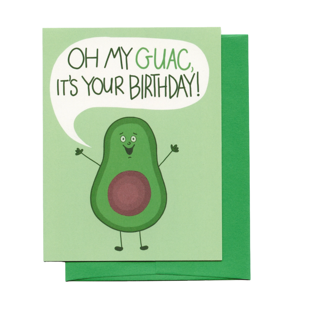 Oh My Guac | Birthday Card