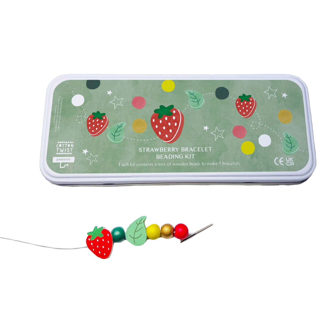 Strawberry Bracelet Bead Kit - 5 Bracelets
