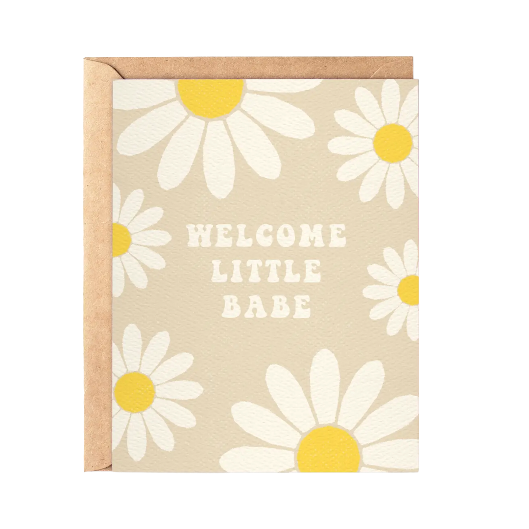 Welcome Little Babe | Baby Card