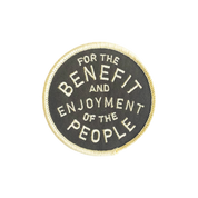 For The Benefit and Enjoyment of The People | Iron on Patch