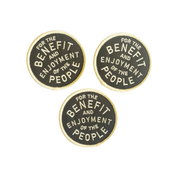For The Benefit and Enjoyment of The People | Iron on Patch