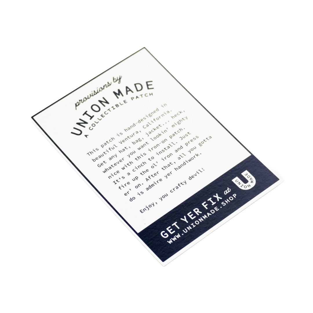 For The Benefit and Enjoyment of The People | Iron on Patch