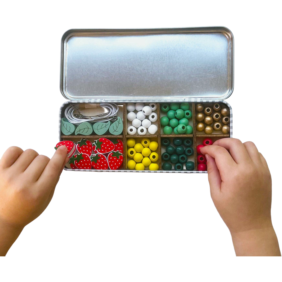Strawberry Bracelet Bead Kit - 5 Bracelets