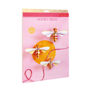 Honey bees, Set of 3 - 3D DIY Wall Art