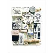 Eraser Arrangement No. 6 | Lisa Congdon Postcard