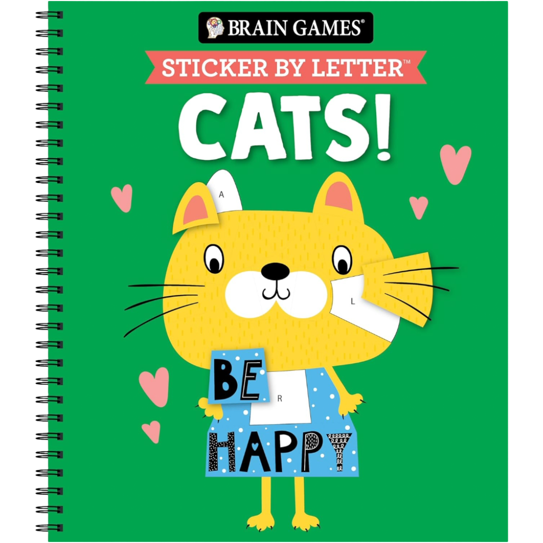 Sticker by Letter: Cats! | Brain Games