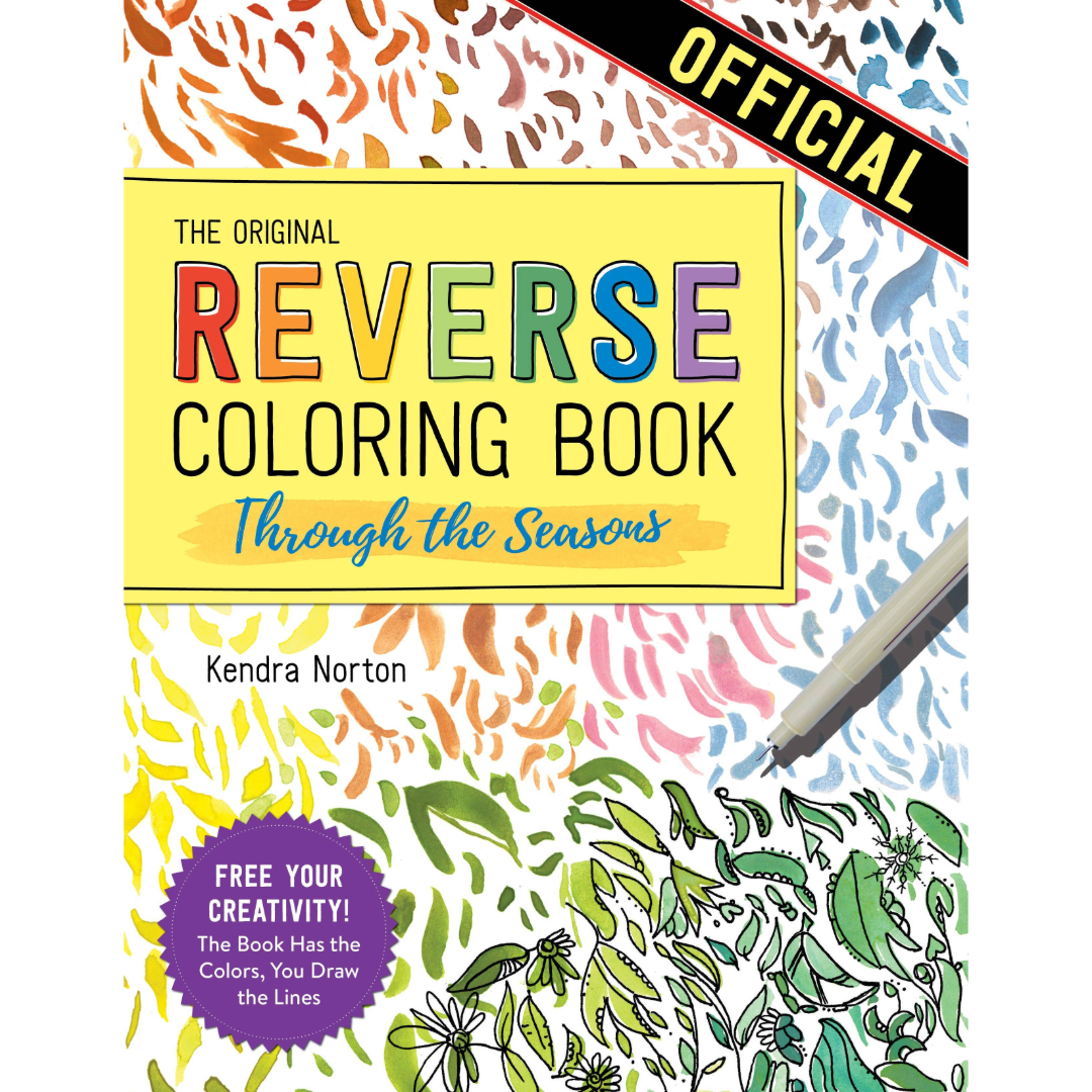 Through the Seasons | The Reverse Coloring Book