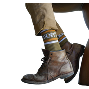 'WOW!’ Socks: Brown and One Size Fits All