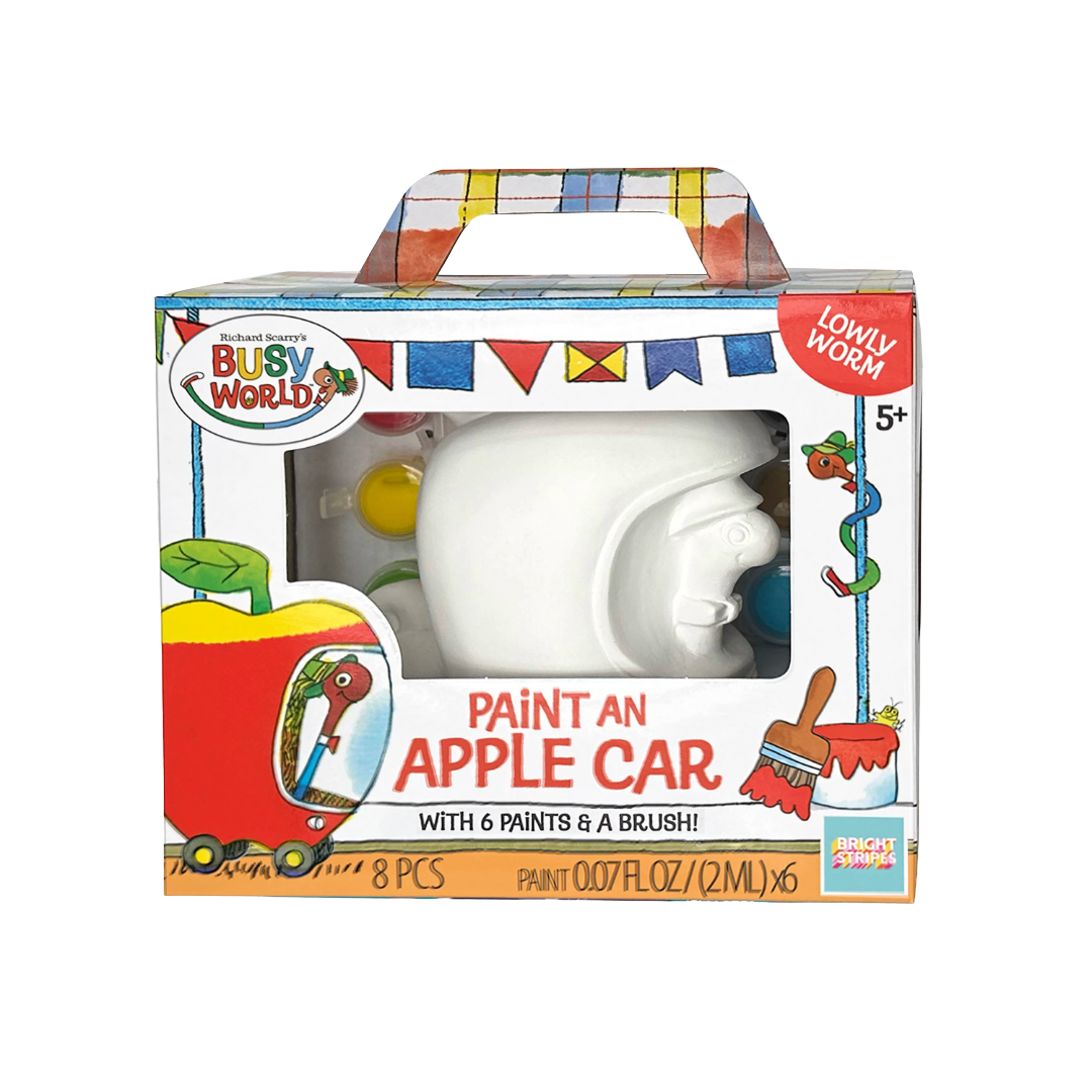 Apple Car: Richard Scarry's Busy World® Paint A Racer