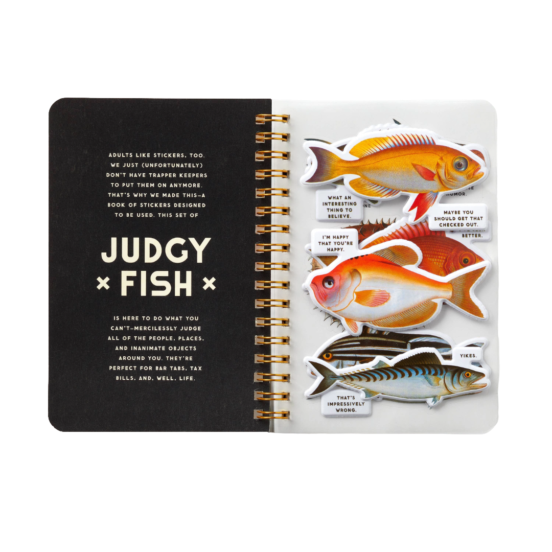 Judgy Fish | Googly Sticker Book