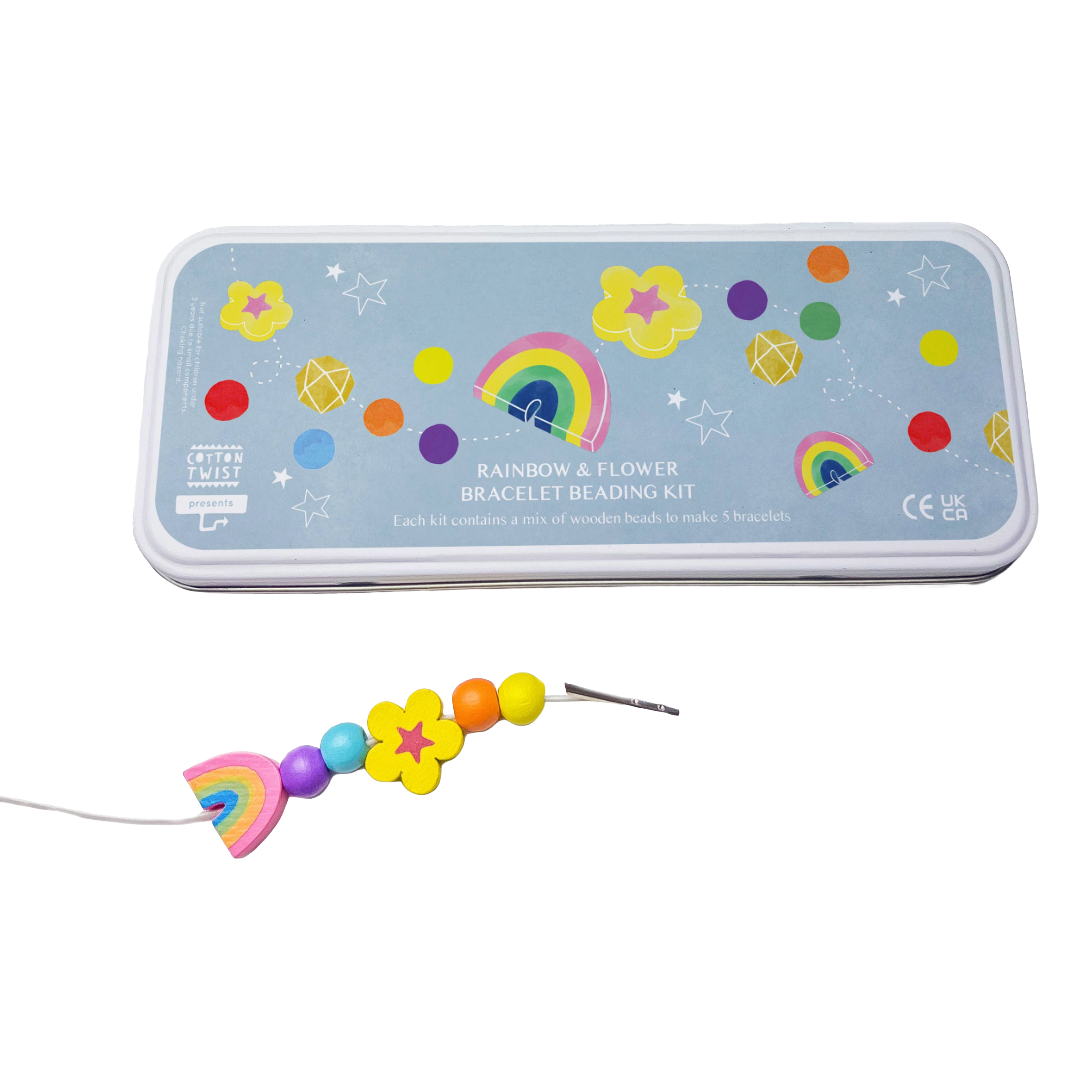 Rainbow Bracelet Bead Kit: 5 Bracelets