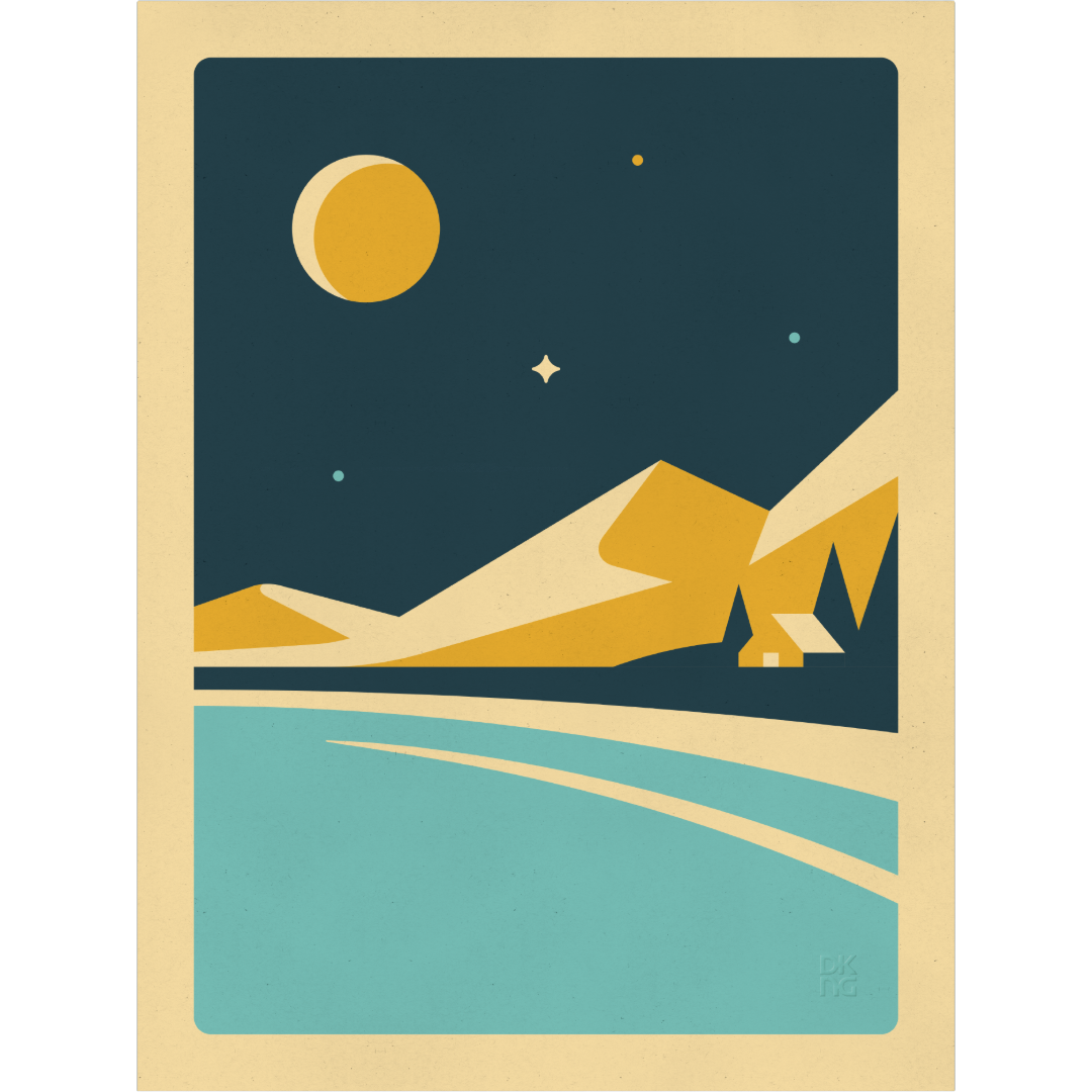 Horizons: Mountains | Art Print | 11" x 14"