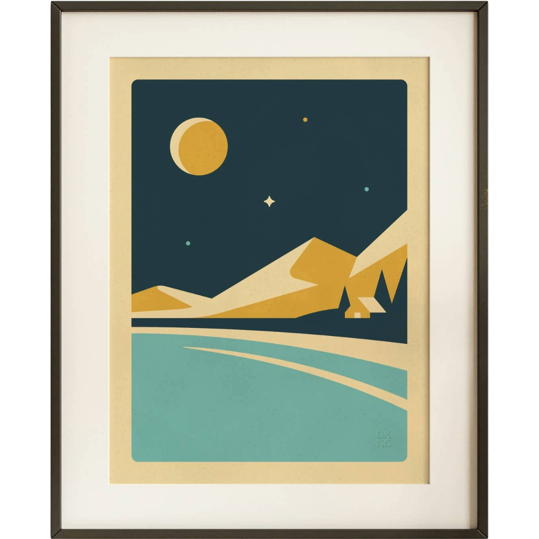 Horizons: Mountains | Art Print | 11" x 14"