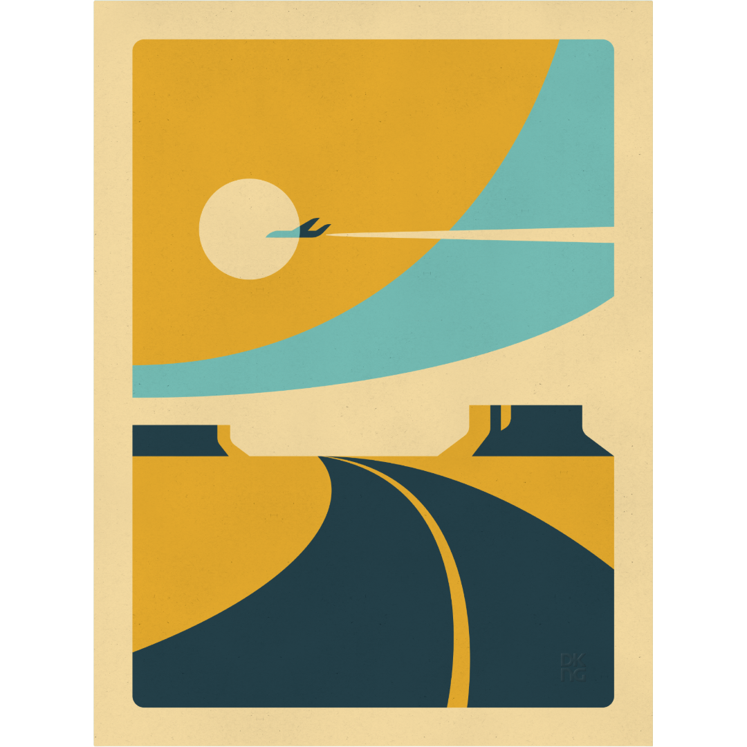 Horizons: Desert | Art Print | 11" x 14"