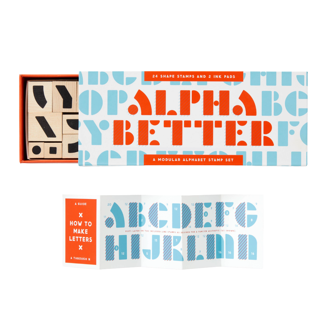 Alpha Better Stamp Set