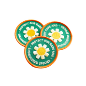 Protect Our Rare and Endangered Species Iron on Patch