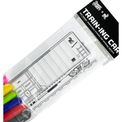 TRAIN-ING CAR Boxcar Dry Erase Sticker - Spray Street