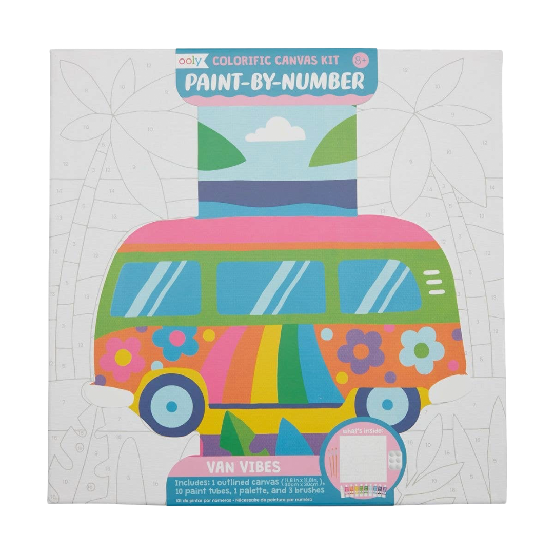 Van Vibes: Colorific Canvas Paint By Number Kit