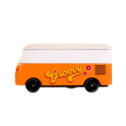 VW T1 Groovy Orange Van