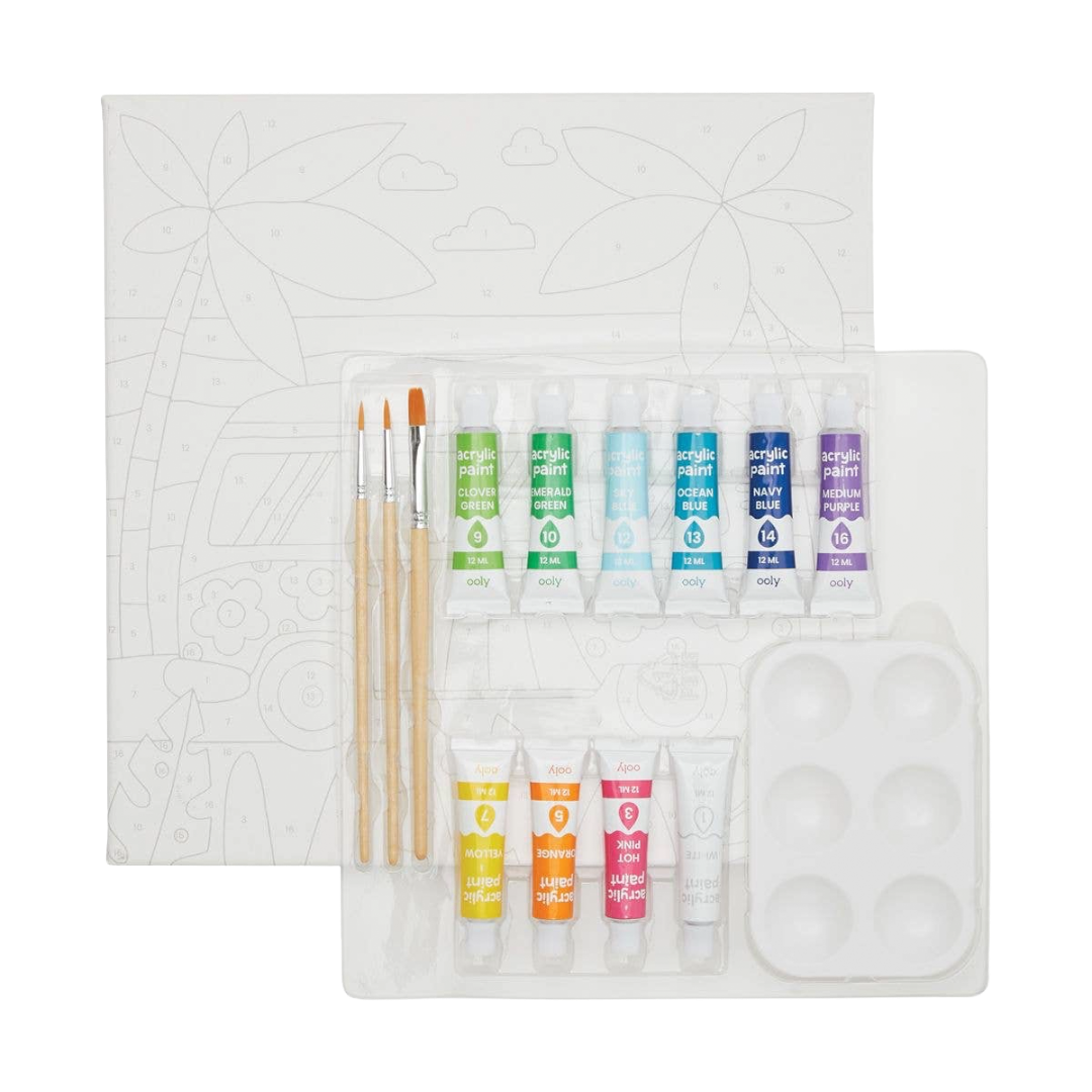 Van Vibes: Colorific Canvas Paint By Number Kit