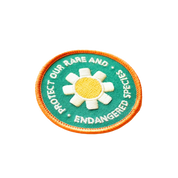 Protect Our Rare and Endangered Species Iron on Patch