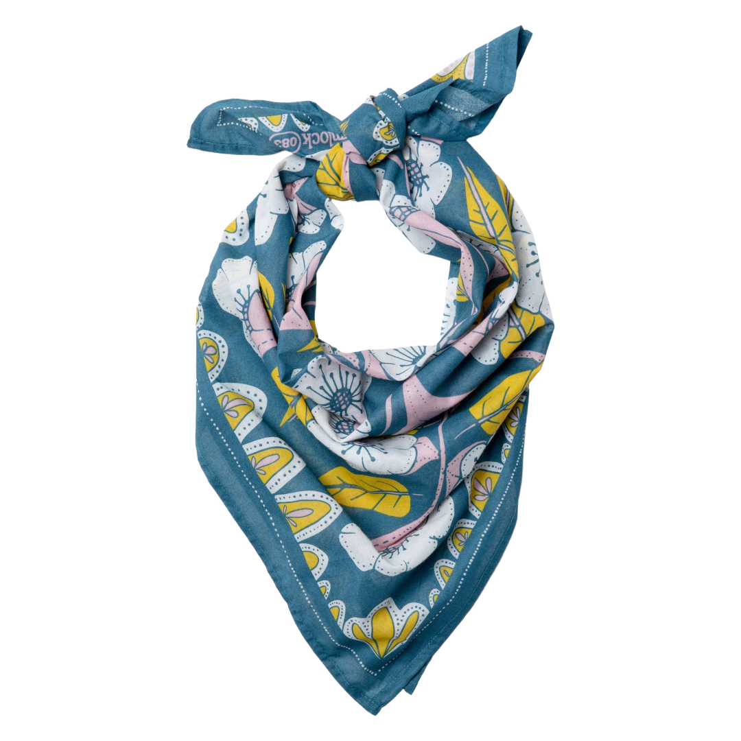 Wild Rag Evangeline Cotton Bandana - Hemlock No. 83