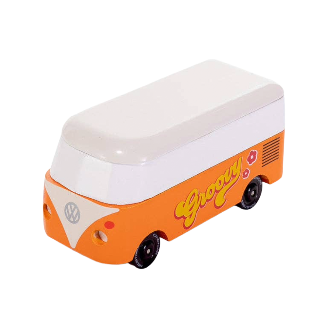 VW T1 Groovy Orange Van