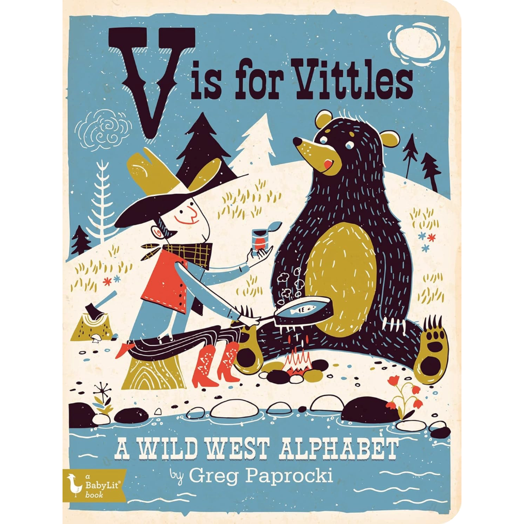 V is For Vittles | Alphabet Board Book