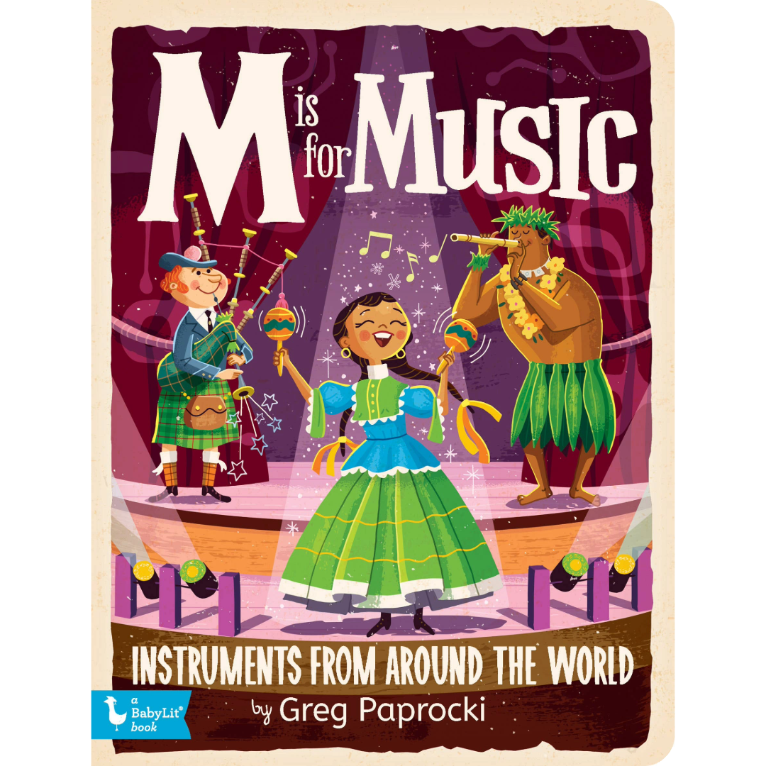 M is for Music | Alphabet Board Book